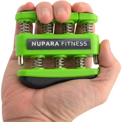 Grip Strength Trainer - Hand Strengthening Device, Forearm Strengthener, and Finger Trainer. Hand Gripper Strengthener and Guitar Finger Exerciser. - color: Lite