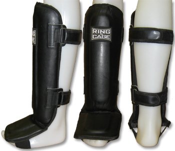 Muay Thai Pro-Style Shin Instep for Muay Thai, MMA, Kickboxing, Stand up - size: Large