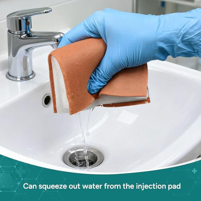 Injection Training Pad, Intramuscular and Subcutaneous Injection Practice Pad, IM,SQ Injection Pad for Medical Education