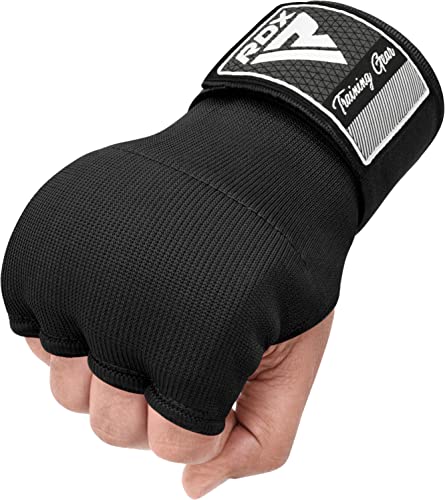 RDX Gel Boxing Hand Wraps Inner Gloves for Men Women - 180 Inches Mexican Style Wrist Straps, Heavy Punching Bag Gloves for Kickboxing, Muay Thai, MMA Martial Arts