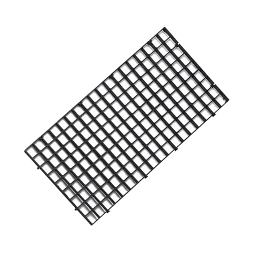DOITOOL 6pcs Fish Segregation Board for Aquariums Black Net Hatchery for Fry Separation Increases Survival Rate Easy to Install Clamps