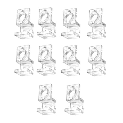 10pcs Aquarium Lid Support Bracket Fish Tank Cover Holder Stand Acrylic Fishtanks Cover Support Clamp Clips Aquarium Lid Support for Fishtanks