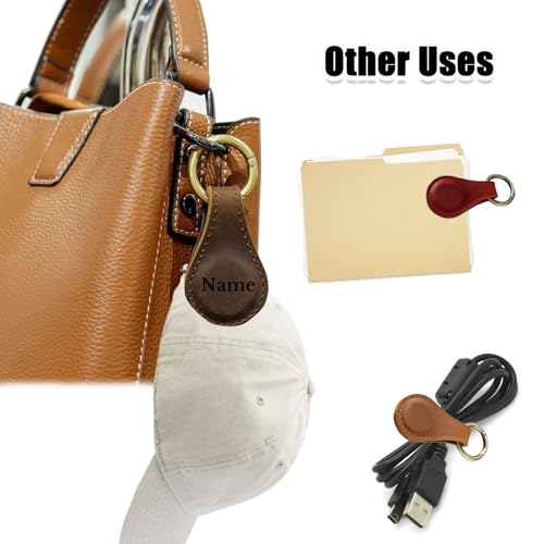 Personalized Magnetic Leather Bookmarks, Custom Magnetic Leather Bookmark with Logo Text, Magnetic Bookmarks for Women, Gift for Reader, Book Lover, Men, Women, Friend, Birthday (Bookmark with Ring) - color: Bookmark With Ring