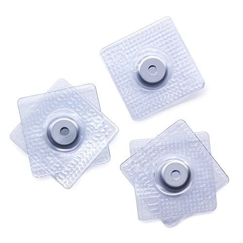 SEMINI Hidden Sew Magnetic Snap Invisible Hidden Sew in PVC Hidden Purse Closure for Fastener Handbag Cloth Clasp DIY Craft Sewing Tools (11mm) - size: 11mm,circular