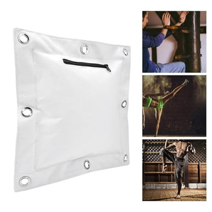 Wall Punching Bag, Sand Bag Wing Chun Kung Fu Wall Bag Kick Boxing Striking Canvas Punch Bag Empty Striking Sand Bag for Sanda Training - size: Medium