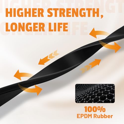 HOXWELL 15" Rubber Bungee Cords with Hooks, Heavy Duty EPDM Bungee Cord with 150% Max Stretch, Heavy Duty Bungee Straps for Securing Tarps, Canvases, Cargo, Motorcycle, Weatherproof, Pack of 10 - size: 15 inch (Pack of 10)