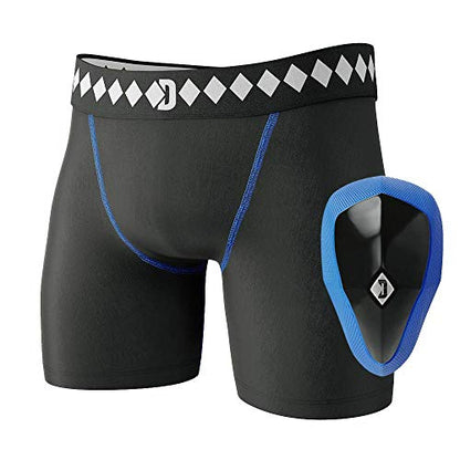 Diamond MMA Compression Short Built-in Jock Strap Youth L & Youth Athletic Cup Groin Protection System