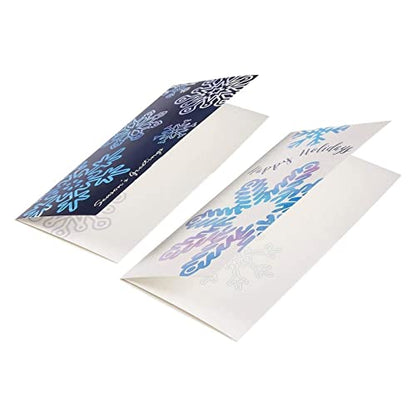 BEST PAPER GREETINGS Money Envelopes for Cash Gifts - 36 Pack, 3.6 x 7.25 Inch, Snowflake Winter Designs - Money Card Holder - style: Snowflake Winter