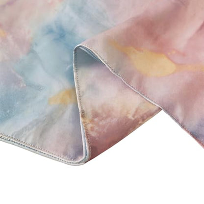 Hijab Scarf for Women Fashion Printed Modal Hijab Head Wrap Scarves Lightweight Long Scarf Shawls - color: Watercolor Pink