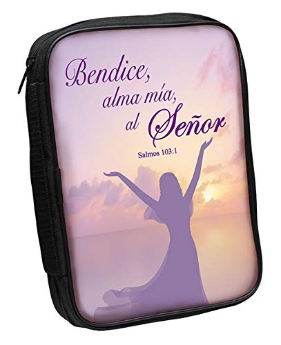 Positive Image Gifts Bendice, alma mia, al Señor, Salmos 103:1 (Psalm 103:1), Spanish Bible Cover, 7" x 10"