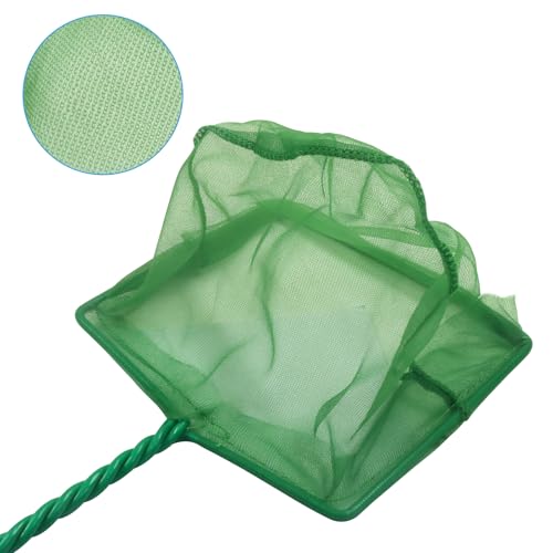 BokWin Multi-Size Small Fish Net, 4 Pack Bait Fish Net,for Aquarium, Fishes Tank, Pond (3inch 4inch 5inch 6inch)