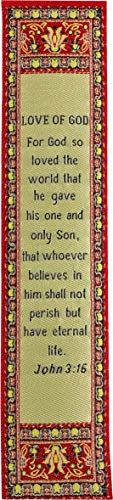 Logos Trading Post for God so Loved the World John 3:16 Christian Bookmark - color: For God So Loved, size: 1 Pack