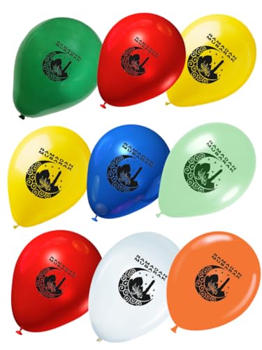100 Pieces Ramadan Mubarak Balloons Ramdan Party Decoration Happy Eid al-Fitr Latex Balloons Set for Home Event Indoor Outdoor Ramdan Gift Islamic Gifts 123 (Ramadan) - color: Ramadan
