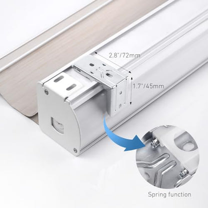Zebra Shades Metal Blinds Mounting Bracket - Heavy Duty Support for 1-1/2"(38mm) Zebra Shades and Blinds- 4 Pack(No Screws Included)