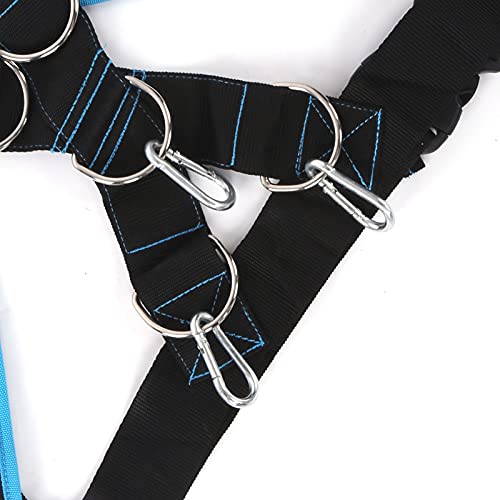 Sled Harness Vest, Harness Weight Bearing Shoulder Strap Easy To Use Durable with Pulling Strap for Fitness for Resistance Training(black)