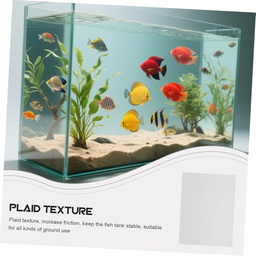 Fish Tank Pad Aquarium Bottom Pad Fish Pond Mat Aquarium Insulation Mats Fish Tank Cushioning Mat Reptile Terrarium Mat Aquarium Leveling Pad Fish Tank Insulation Mats White Eva