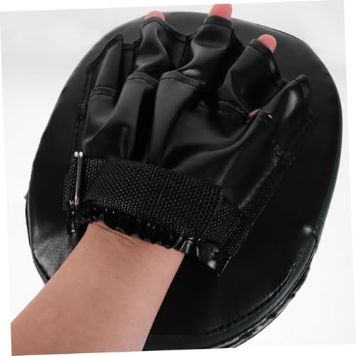 KOMBIUDA Muay Thai Boxing Hand Pad Kickboxing Strike Shield Curved Focus Mitt for Taekwondo Karate Training Sparring