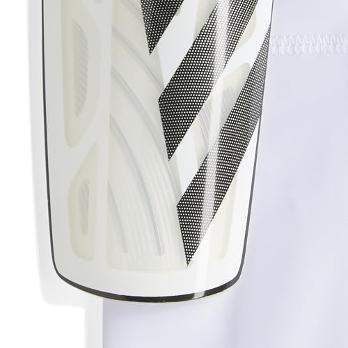 adidas Unisex Adult Tiro Soccer Shin Guards - color: White/Black/Silver Metallic/League, size: Small