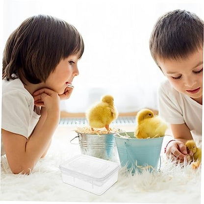 VICASKY 16-Compartment Plastic Reptile Egg Incubator and Hatchery Box for Breeding Geckos and Lizards Sturdy PET Supply for Hatching Reptile Eggs