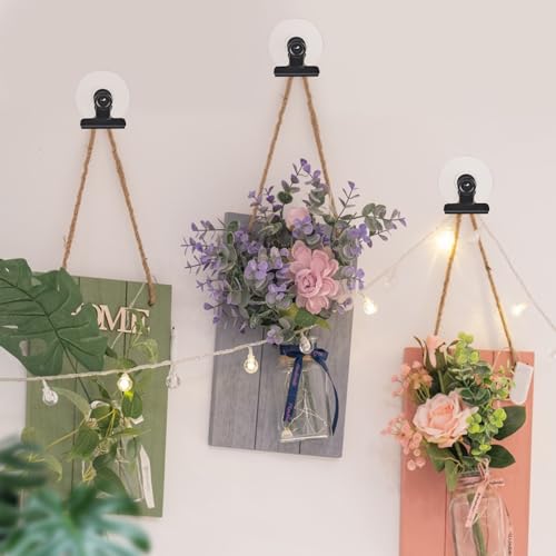 Self Adhesive Metal Clips, 12 Pcs Upgrade Strong self-Adhesive Clips for Hanging and Organization, Spring Clip for Paper Poster Tapestry Photo Wall Teacher Student Home Kitchen Office, Black - color: Black