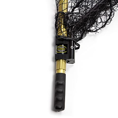 TS116Y Tournament Series Precision Muskie Landing Net - Hoop 36"X38", Length 116",Gold/Black