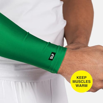 Solid Arm Sleeve - color: Hue Green, size: Small-Medium