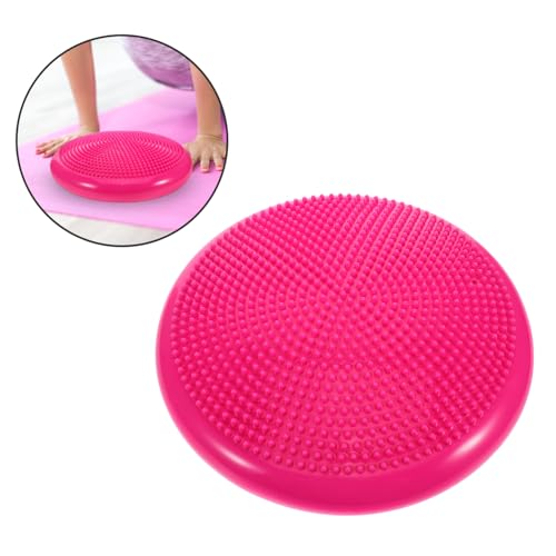 Abaodam Wobble Yoga Cushion Knee and Elbow Protector Inflatable Pvc Pad for Kneeling Exercise Balance Mat Boys and Girls Wobble Disk Multi-functional Easy to Clean