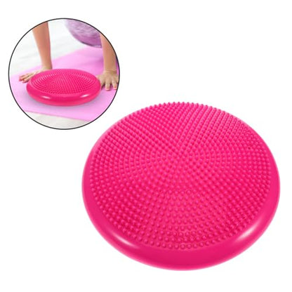 Abaodam Wobble Yoga Cushion Knee and Elbow Protector Inflatable Pvc Pad for Kneeling Exercise Balance Mat Boys and Girls Wobble Disk Multi-functional Easy to Clean