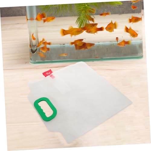 VANZACK 4Pcs Portable Fish Transport Bag with Oxygen Support Transparent Design for Easy Observation Handheld Convenience for Safe Live Fish Shipping