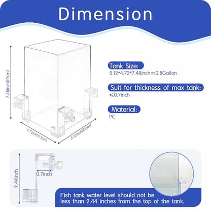 Elevator Inverted Negative Pressure Fish Tank Tall Aquarium | Cool Design, Unique