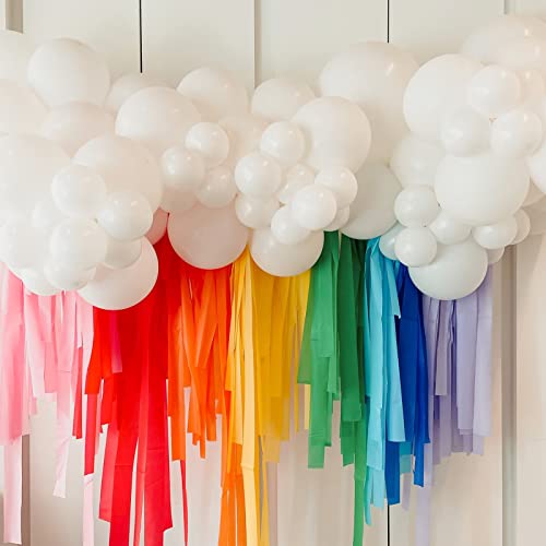 Voircoloria 105pcs White Party Latex Balloons, 12inch - color: 03 White, size: 12 inch - 105pcs