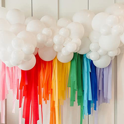 Voircoloria 105pcs White Party Latex Balloons, 12inch - color: 03 White, size: 12 inch - 105pcs