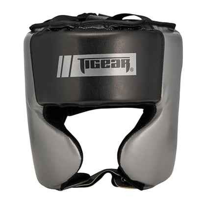 TIGEAR Slate Pro-Style Boxing Headgear | Open-Face MMA Headgear for Sparring, Muay Thai, Kickboxing, and Martial Arts | Lightweight, Maximum Visibility, Moisture-Wicking Liner - size: YOUTH/XS