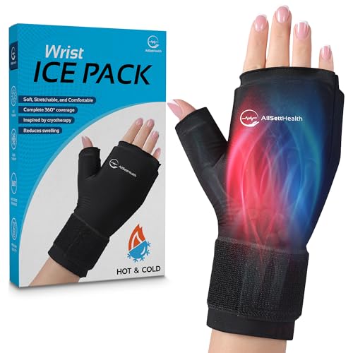 Wrist Ice Pack Wrap - Hot and Cold Gel Thumb & Hand Ice Pack Glove for Arthritis Relief | Microwavable & Freezer Safe, Dual Therapy for Carpal Tunnel, Tendonitis, Swelling, Targeted Relief for Hand - style: Arthritis Glove