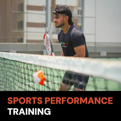 Reaction Training Kit – 6 Smart Agility & Reflex Benchmarking Lights for Athletes, Coaches & Physical Therapy | App-Controlled Cognitive & Speed Training | Portable Performance Training Kit
