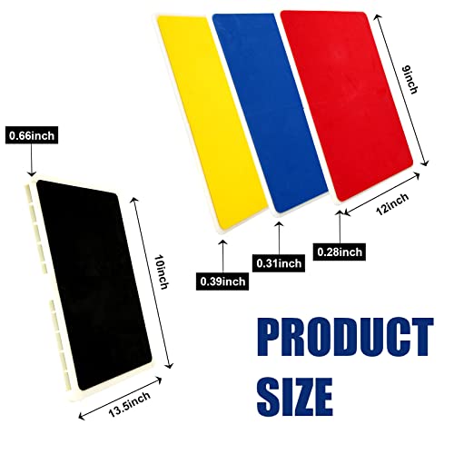 Savita 4pcs Rebreakable Boards Martial Arts, Taekwondo Karate MMA Boards with 4 Difficulty Levels Breaking Boards EVA Boxing Equipment for Adults, Kids for Ninja Training Practice