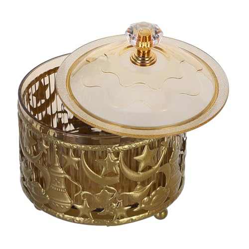 Eid Mubarak Treat Celebration Box Ramadan Candy Storage Jar Sweets Tray for Kitchen Decor
