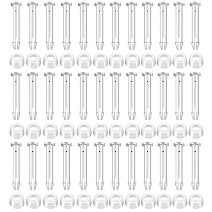 36Pcs Plastic Pool Joint Pins & Pool Seals(2.16Inch) | Compatible with Intex 10'-12' Above Ground Round Metal Frame Pools and Intex Rectangular Metal Frame Pools - size: 2.16Inch