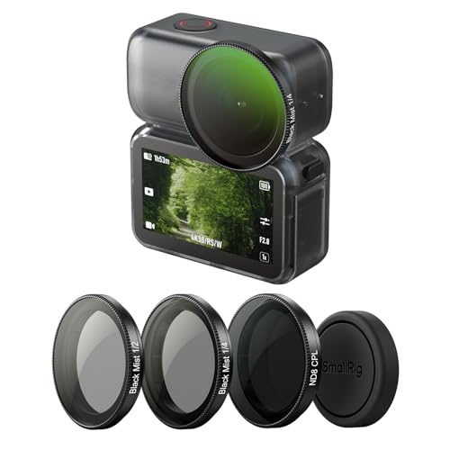 SmallRig Nano Filters Kit for DJI Osmo Nano, Including 1/2 Black Diffusion Filter, 1/4 Black Diffusion Filter, and ND8-CPL Polarizing Filters - style: Black Mist & ND8-CPL Kit