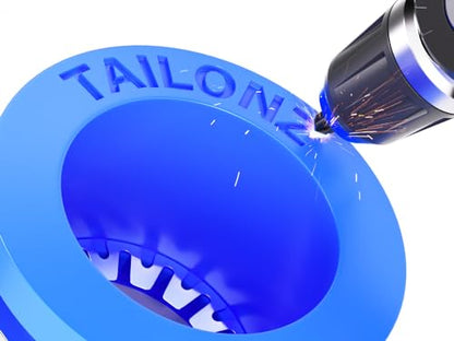 TAILONZ PNEUMATIC 12mm od Push to Connect Fittings Pneumatic Fittings Kit 5 Spliters+5 Elbows+5 tee+5 Straight (20 pcs) - color: Blue, size: 12MM OD/20PCS