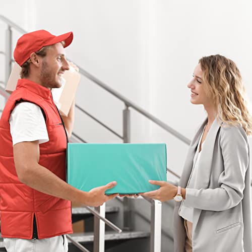 Fuxury 19x24 Poly Mailers 50Pcs Large Shipping Bags for Clothing Embossed Dots Design Shipping Envelopes Waterproof Mailing Envelope Self Seal Mailers Poly Bags Durable Package Bag Teal - size: 19x24'' 50pcs