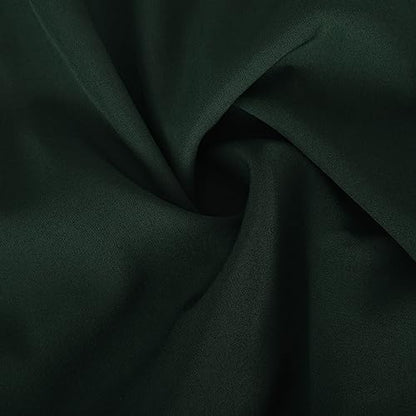 Ctreela Abaya Muslim Dresses for Women Girls Pockets Islamic Prayer Clothes with Tie Waist Ramadan Tarawih Sawm Outfits - color: Green, size: Small
