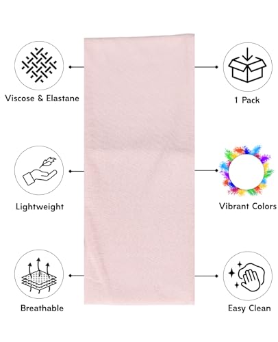 Prien Women Cotton Hijab Cap, Stretchy Head Cover, Pre-Sewn Inner Muslim Scarf Undercap, Non Slip Headband for Daily Wear - color: Beige