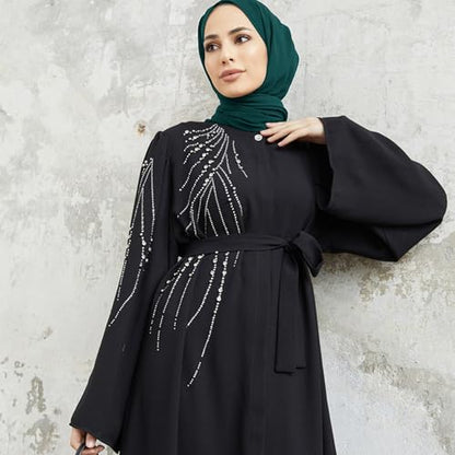 Women Kaftan Dress Prayers Full Cover Robe Women Abayas Portable Prayer Set
