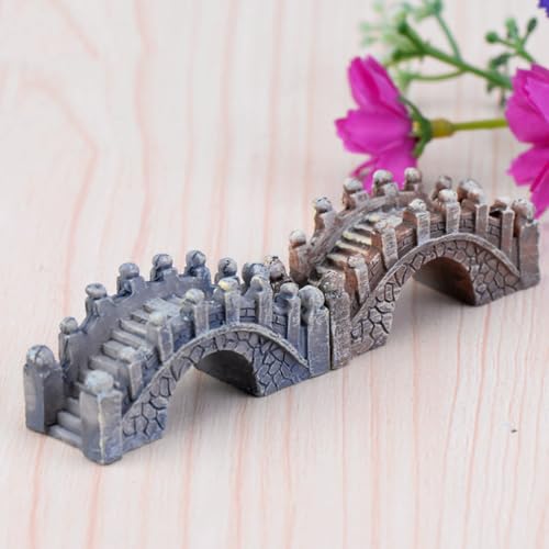 STOBOK 20 Pcs Miniature Fairy Garden Arch Bridge Figurines Figurines Micro Landscape Garden Bridge Terrarium Kit Micro Landscape Ornaments for DIY Kit