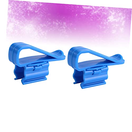 MERRYHAPY 2pcs Aquarium Filtration Hose Holder Clip Mount for Fish Tank Cleaning Soft Tube Clamp for Changes and Stabilizing Hoses Buckets and Tanks