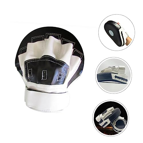HEMOTON Boxing Pads Focus Mitts Curved Kickboxing Hand Pads Sturdy PU Material Strike Shield for Martial Arts Training Suitable for Boys and Girls and Adults for Taekwondo Practice