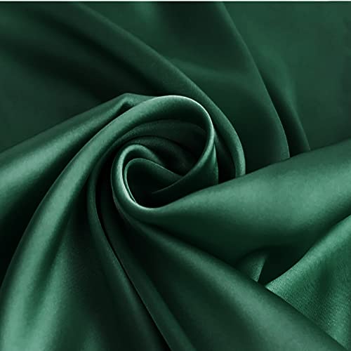 Glamorstar Satin Neck Scarf 6 Packs Square Handkerchief for Women - color: 6 Packs - Black,red,white,purple,green,wine Red