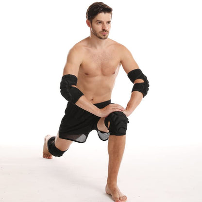 SUJAYU Volleyball Knee Pads for Women & Men, Dance Knee Pad for Women Men Wrestling Knee Pad Wrestling Gear, Crash Pad Roller Skating Gear Knee Protector Soft Knee Pads for Work (X-Large) - size: X-Large
