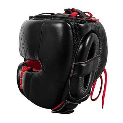 Title Boxing Ko-Vert Headgear - Boxing, MMA, Muay Thai - Unisex-Adults - color: Black
